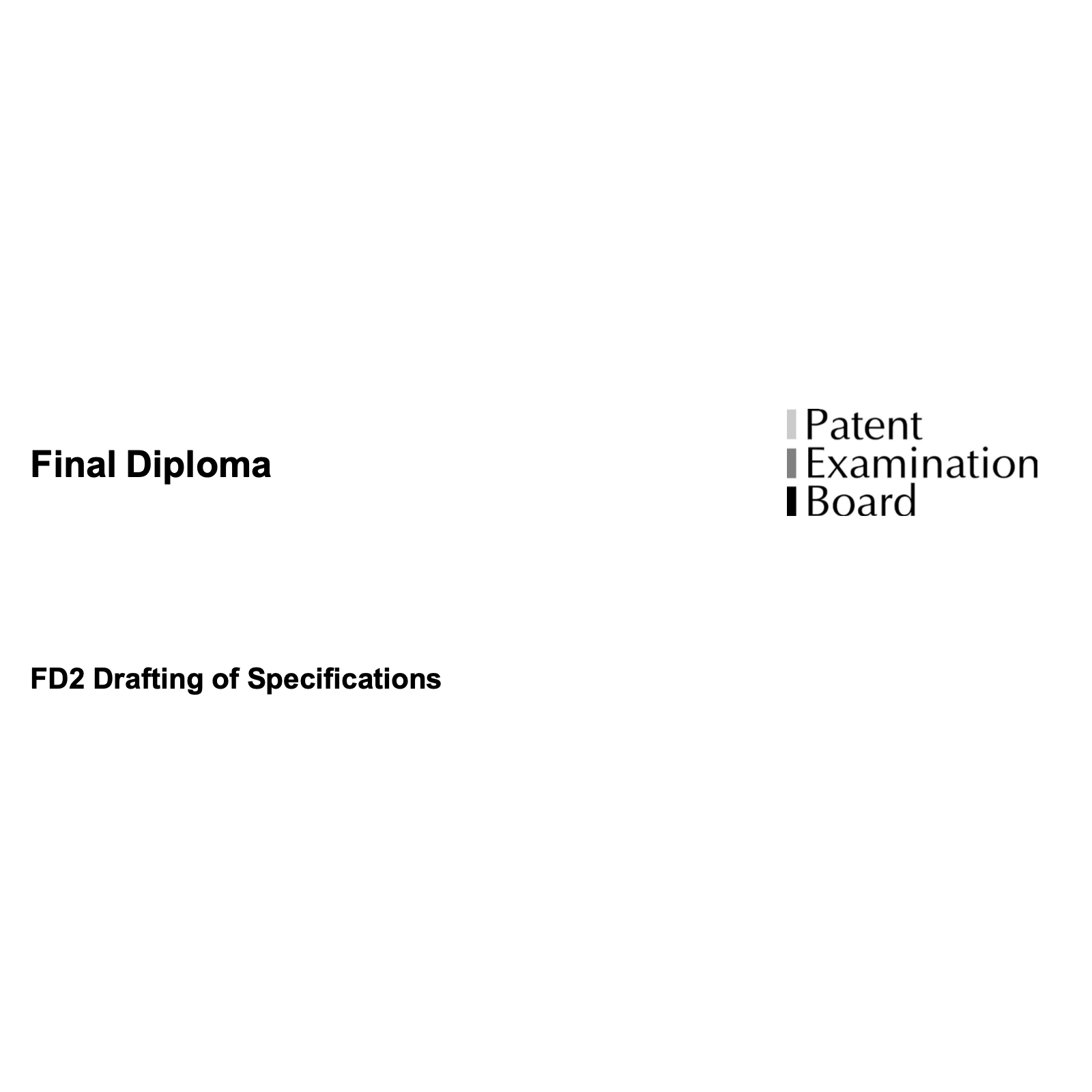 FD2 Patent Drafting