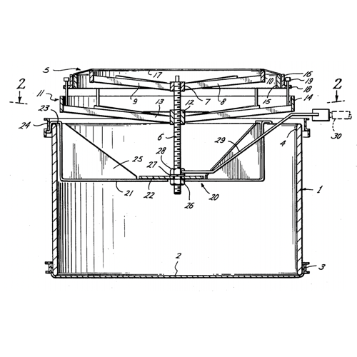 US Patent No. 4,048,895 - Randall L. May - Adjustable Pitch Drum - Rockin’ Patent - Patents Rock - Russell IP