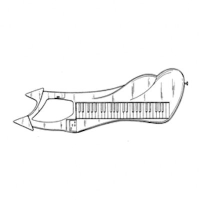 US Design Patent No. D349,127– Paisley Park Entreprises – Portable, Electronic Keyboard Musical Instrument - Patents Rock - Russell IP