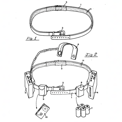 GB Patent No. 1601447– Andreas Pavel – Stereophonic reproduction system for personal wear - Patents Rock - Russell IP