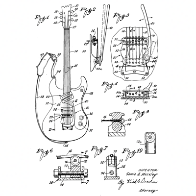 US Patent No. 3,237,502 – Kimball International Inc – Stringed Musical Instrument - Patents Rock - Russell IP